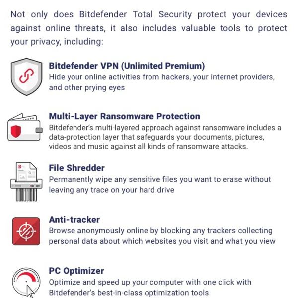 Bitdefender Internet Security 1 License 1 Year